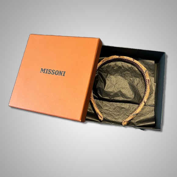 RARE Missoni Crochet Headband New in Box - Picture 3 of 6